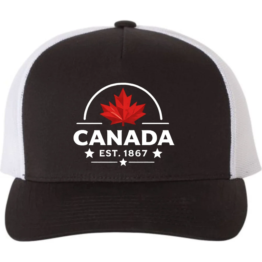 Canada Cap โ Black โ front view