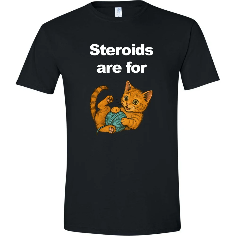Steroid Kitty Tee โ front view