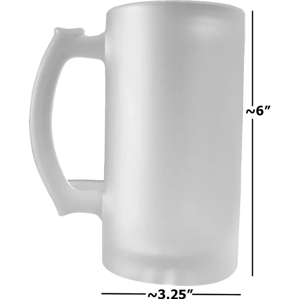 Frosted Beer Stein โ front view
